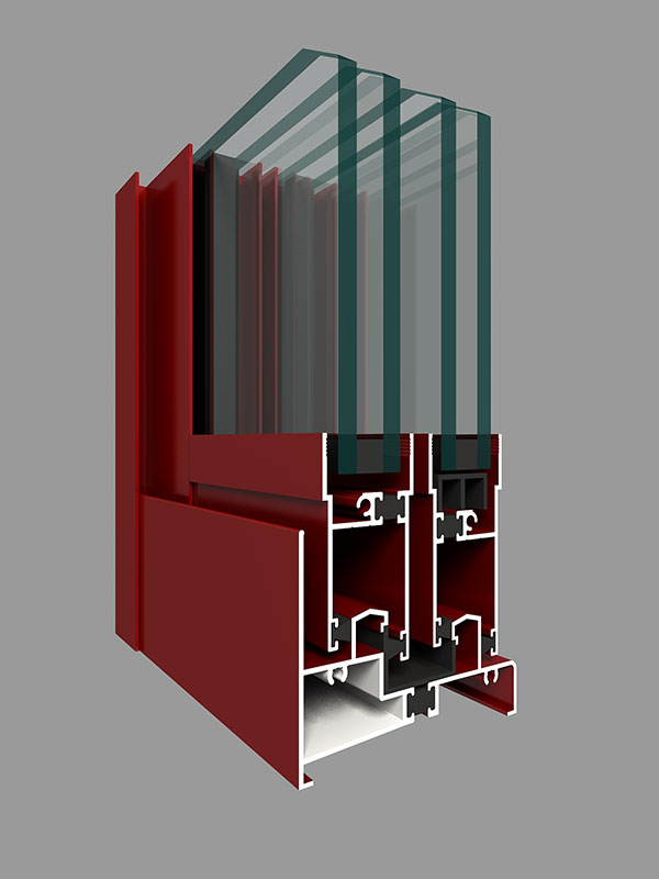 ZJ85W Series glue injection heat insulation sliding window