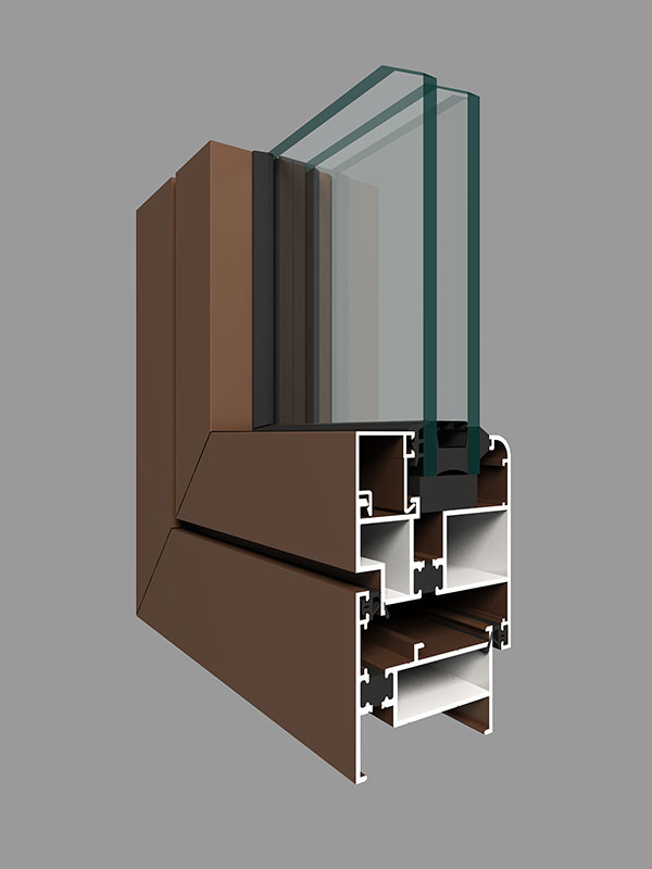 ZJ60 Series glue injection heat insulation casement window