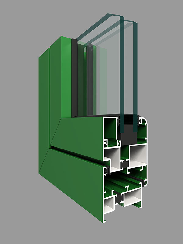 ZJ55 Series glue injection heat insulation casement window