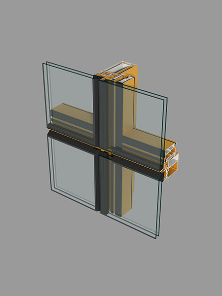 Y110A(65) Series hidden frame glass curtain wall